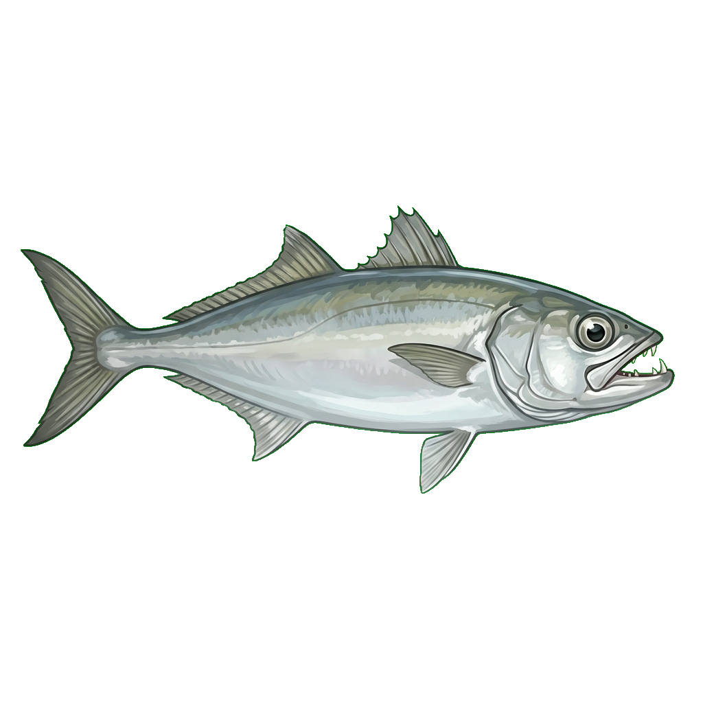 Stylized 2D illustration of Atlantic scombrops