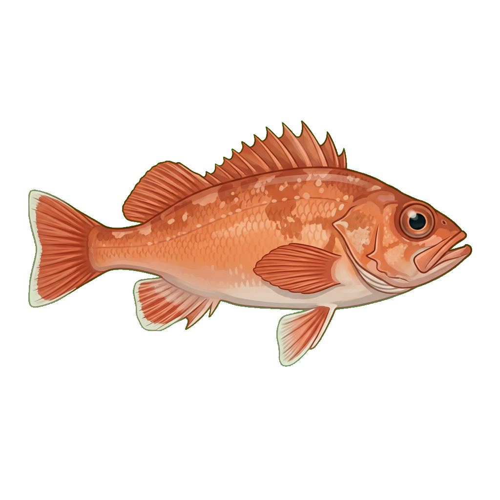 Stylized 2D illustration of Cape redfish