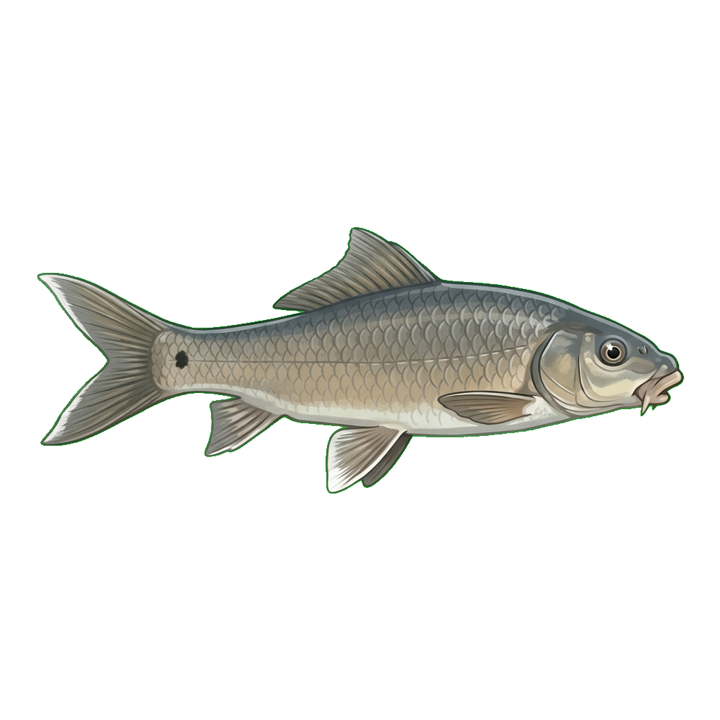Stylized 2D illustration of Orange river mudfish